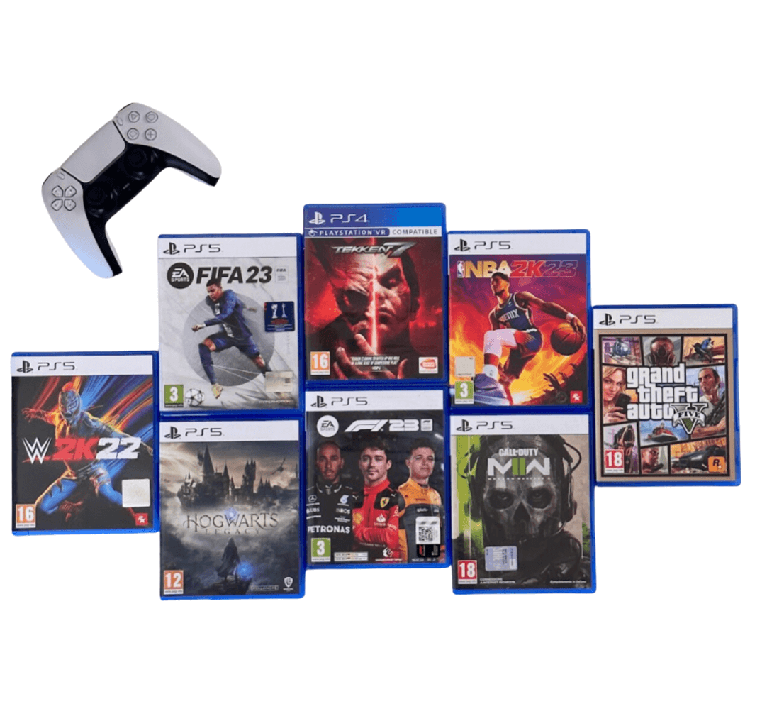 PS5 Controllers + Games – Rent online at Equipp