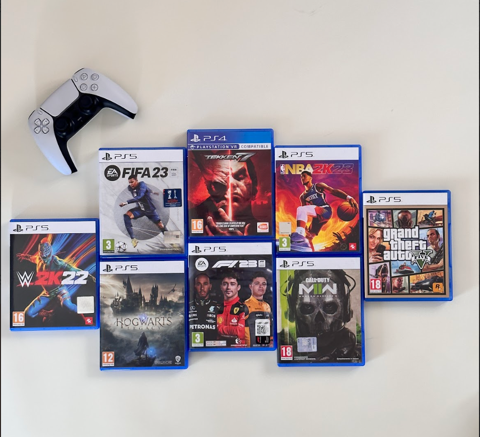 PS5 Controllers + Games